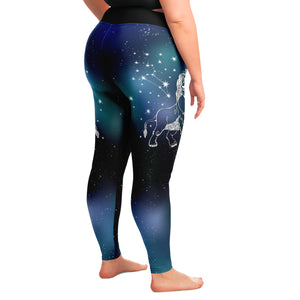 Personalized Leo Horoscope Zodiac Star Sign PLUS Leggings