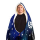 Personalized Cancer Horoscope Zodiac Star Sign Hooded Blanket