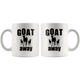 Funny Goat Away Coffee Mug (11 oz)