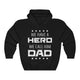 Dad Hero Father's Day Men Hoodie Daughter & Son To Dad Hooded Sweatshirt