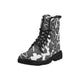 Black Butterfly Canvas Women's Boots - Freedom Look