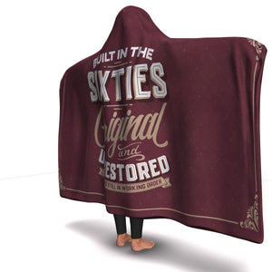 Built In The Sixties Hooded Blanket - Freedom Look