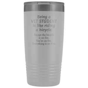 Vet Student Tumbler Funny Gift, Vet Office Worker, Veterinary Medicine Tumbler, Veterinary Assistant Present, Vet School Tumbler (20 oz)