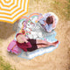Personalized Unicorn Rainbow Shape Beach Towel