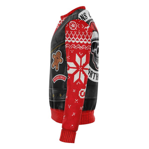 Sons of Santa Funny Ugly Christmas Sweatshirt Skull Ugly Christmas Sweater
