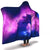 Unicorn Galaxy Hooded Blanket For Kids And Adults