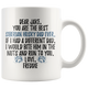Personalized Siberian Husky Dog Freddie Dad Jake Coffee Mug (11 oz)