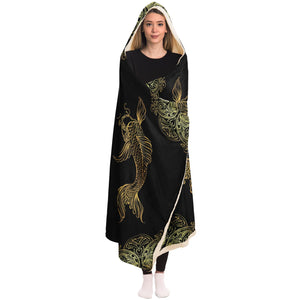 Pisces Mandala Hooded Blanket