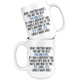 Personalized Best Pug Dog Dad Coffee Mug (15 oz)