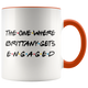The One Where Brittany Gets Engaged Colored Coffee Mug (11 oz)