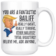 Funny Fantastic Bailiff Coffee Mug, Bailiff Trump Gifts, Best Bailiff Birthday Gift, Bailiff Graduation Christmas Gift for Him and Her