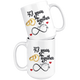 43rd Wedding Anniversary Gift For Him And Her, 43rd Anniversary Mug For Husband & Wife, Married For 43 Years, 43 Years Together With Her (15 oz )
