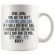 Personalized French Bulldog Rocky Dad John Coffee Mug (11 oz)