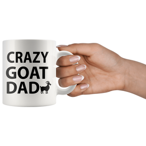 Crazy Goat Dad Coffee Mug (11 oz) - Freedom Look