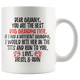 Personalized Dog Diesel & Odin Grandma Granny Coffee Mug (11 oz)