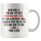 Personalized Chicken Mom Molly Coffee Mug (11 oz)