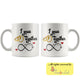 1 year together anniversary coffee mug (11 oz) - Drinkware