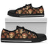 Gothic Skull & Roses Shoes - Women's Low Top