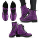 Purple Peace Bus Handcrafted Women's Boots Vegan-Friendly Leather Booties