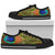 Peacock Print Shoes Women's Low Top Shoes