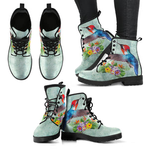 Humming Bird Handcrafted Women's Vegan-Friendly Leather Boots