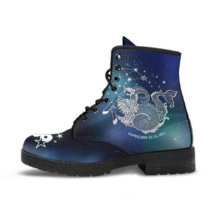 Capricorn Horoscope Zodiac Star Sign Leather Boots Christmas Birthday Gift