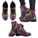 Boho Feather Handcrafted Women's Vegan-Friendly Leather Boots