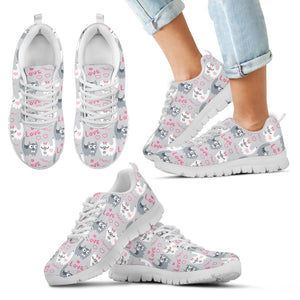 Love Meow Cat - Shoes - Kid's Sneakers - Christmas Birthday Gift