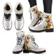 Multiple Butterflies Butterfly Faux Fur Leather Boots