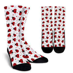 Ladybug Love Crew Socks - Freedom Look