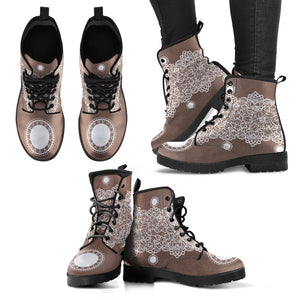 Lace Designed Mandala Premium Boots