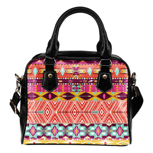 Native Tribe Leather Shoulder Bag