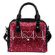 Nurse Heart Beat Nursing Red Handbag Birthday Christmas Gift