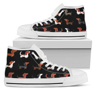 Dachshund Dog Lover - Womens High Top Shoes
