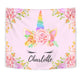 Charlotte - Personalized Unicorn Tapestry
