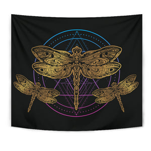 Golden Dragonfly Tapestry - Freedom Look