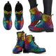 Colorful Paisley Handcrafted Women's Vegan-Friendly Leather Boots