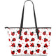 Ladybug Large PU Leather Tote Bag