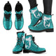 Mermaid Green Handcrafted Women's Vegan-Friendly Leather Boots