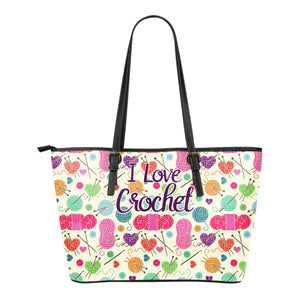 Crochet Sewing - Medium-Large Leather Bag