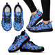Blue Butterfly Sneakers, Butterflies Gift - Freedom Look