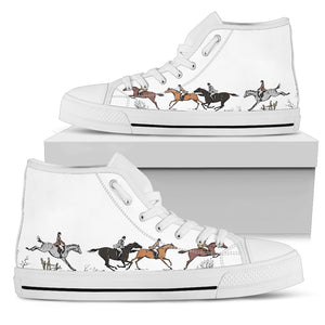 Horse Women High Top Shoes