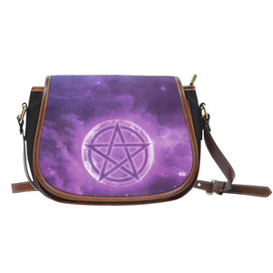 Wicca Style Saddle Bag Christmas Gift Cross Body Zipper Bag Purse Gift