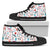 Dental Hygienist Dental Tools - Men's High Top Black Shoes