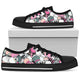 Funky Patterns in Candy - Women's Low Top Shoes (Black)