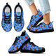 Blue Butterfly Sneakers, Butterflies Gift - Freedom Look