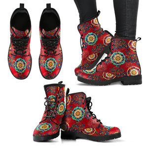 Handcrafted Paisley Mandala 3 Boots