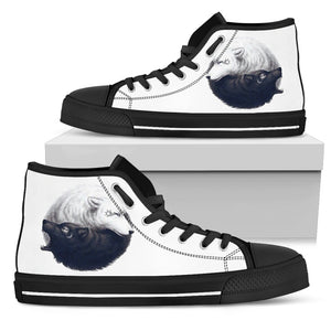 Wolf - Women's High Top Shoes