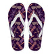 Dragonfly Violet Women's Flip Flops - Freedom Look