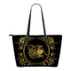 Capricorn Zodiac Star Sign Small Leather Tote Bag - Freedom Look